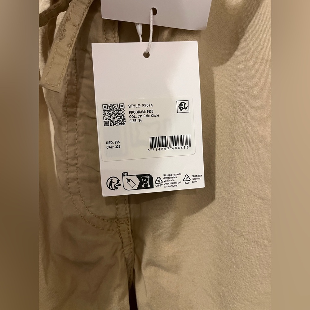 Ganni Beige Cargo Pants - Picture 4 of 6